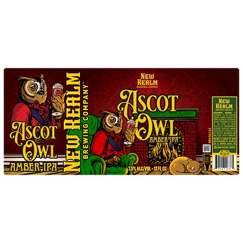 New Realm Ascot Owl Amber IPA
