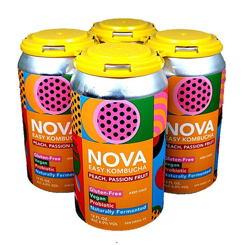 Nova Easy Kombucha Peach - Passion Fruit – CraftShack - Buy craft