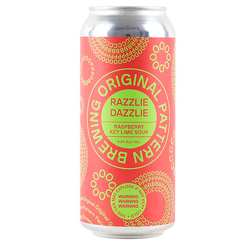 Original Pattern Razzlie Dazzlie Raspberry Key Lime Sour