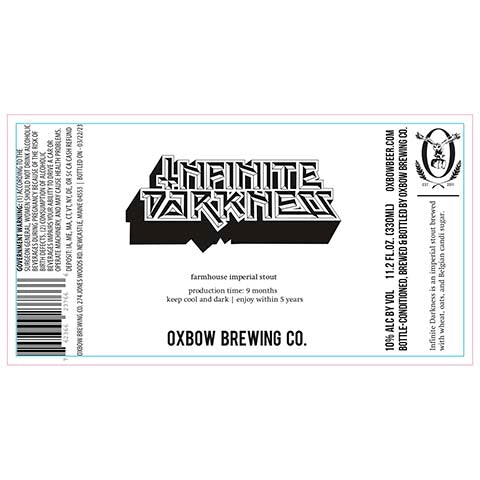 Oxbow Infinite Darkness Imperial Stout