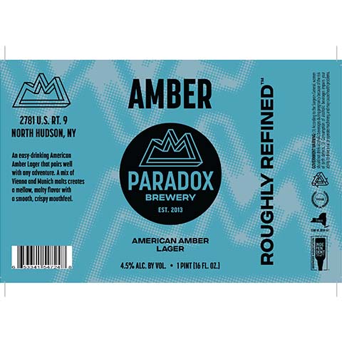 Paradox Amber Lager