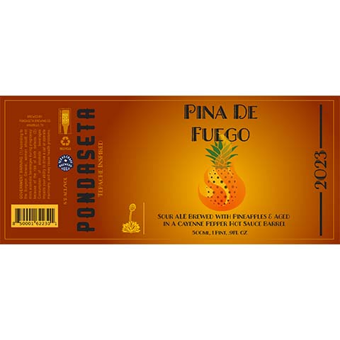 Pondaseta Pina De Fuego Sour