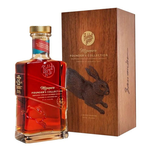 Rabbit Hole 15 Year Old Mizunara Founder’s Collection Kentucky Straight Bourbon Whiskey