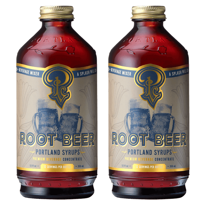 Genuine Root Beer Syrup two-pack by Portland Syrups
