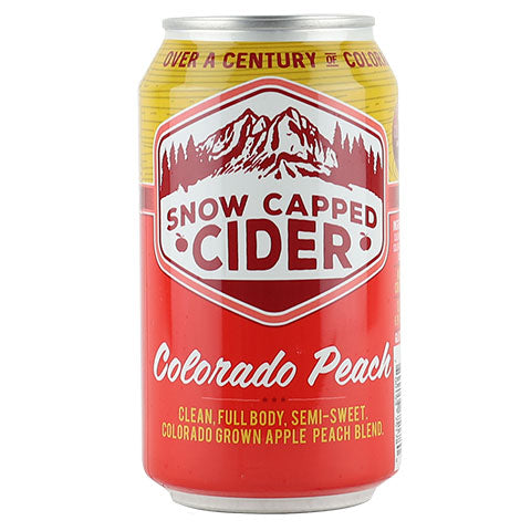 Snow Capped Colorado Peach Cider