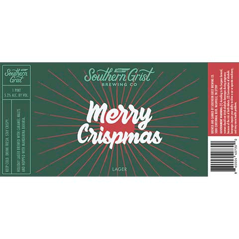 Southern Grist Merry Christmas Lager