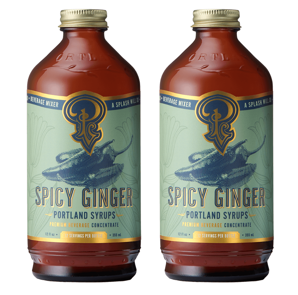 Spicy Ginger Syrup twopack by Portland Syrups CraftShack Buy craft