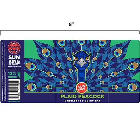 Sun King Plaid Peacock IPA
