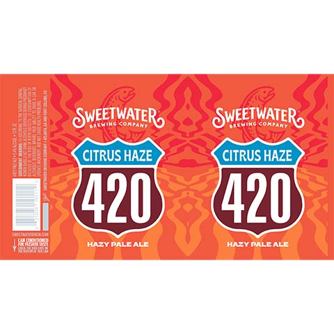 Sweetwater 420 Citrus Haze Hazy Pale Ale