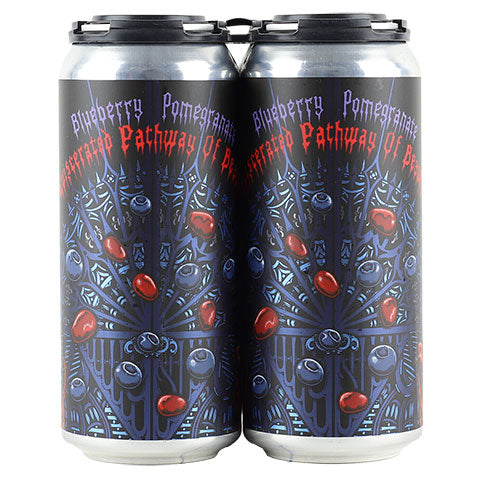 Tired Hands Eviscerated Pathway of Beauty DIPA (Blueberry And Pomegranate) 4PK