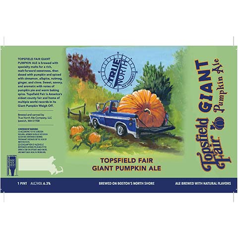 True North Topsfield Fair Giant Pumpkin Ale