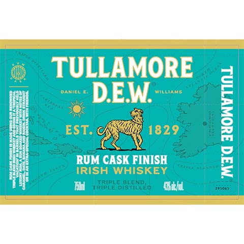 Tullamore D.E.W. Rum Cask Finish Irish Whiskey