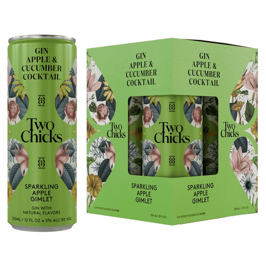 Two Chicks Sparkling Apple Gimlet