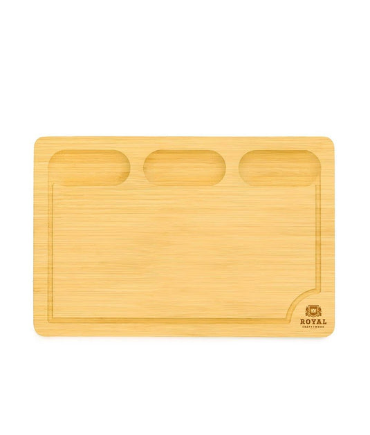Cutting Board with Compartments 18 x 12" by Royal Craft Wood