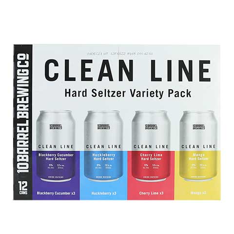 10 Barrel Clean Line Hard Seltzer Variety Pack