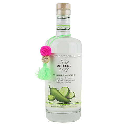 21 Seeds Cucumber Jalapeno Infused Blanco Tequila