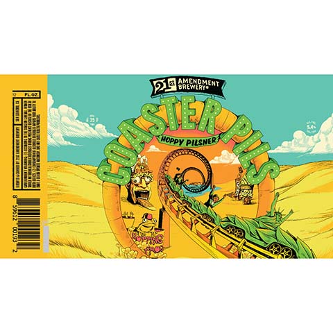21st Amendment Coaster Pils Hoppy Pilsner