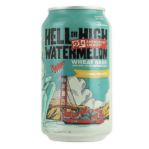 21st Amendment Hell or High Watermelon Wheat