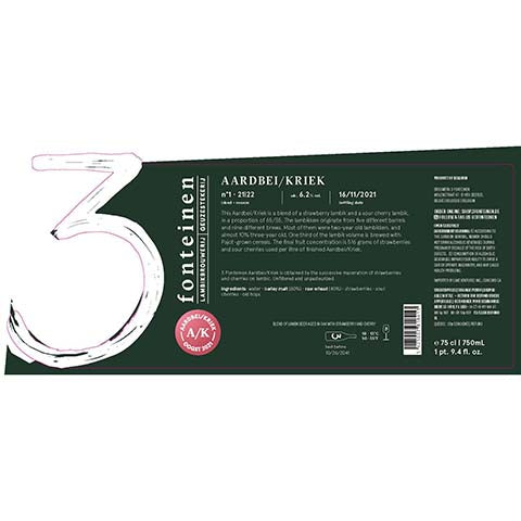3 Fonteinen Aardbei/Kriek