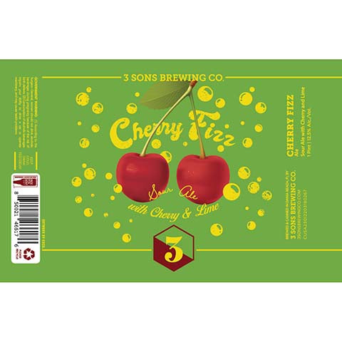 3 Sons Cherry Fizz Sour Ale