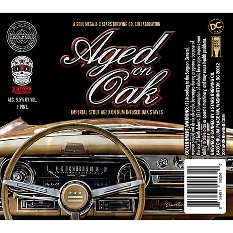 3 Stars Aged On Oak Imperial Stout