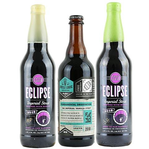 Bottle Logic Fundamental Observation / Eclipse Basil Hayden Barrel-Aged & Maple Barrel Blend Imperial Stout 3 Pack