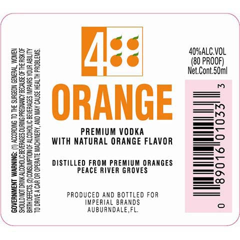 4-Orange-Premium-Vodka-50ML-BTL