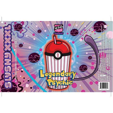 450 North Legendary Psychic Slushy XXXL Sour