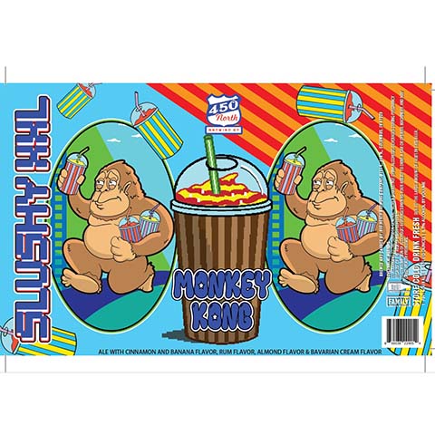 450 North SLUSHY XXL Monkey Kong Sour