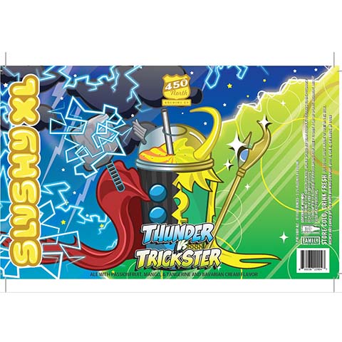 450 North Slushy XL Thunder Vs Trickster Sour