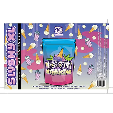 450 North Slushy XL Ice Cream Cake Sour