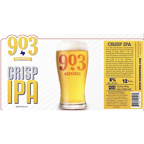903 Brewers Crisp IPA