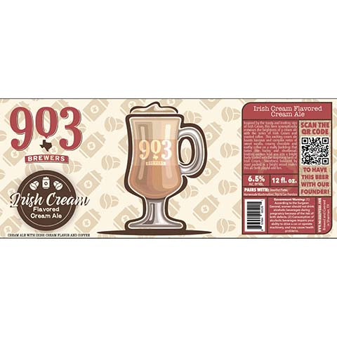 903 Brewers Irish Cream Ale