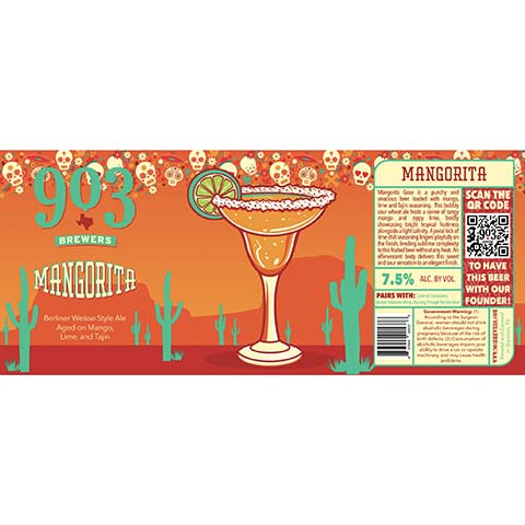 903 Brewers Mangorita Berliner Weisse Ale
