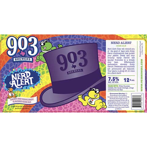 903 Brewers Nerd Alert Gose Ale