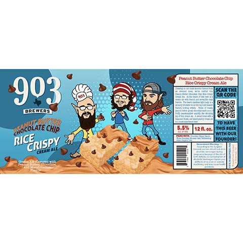903 Brewers Peanut Butter Chocolate Chip Rice Crispy Cream Ale