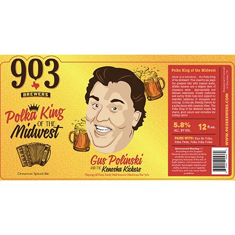 903 Brewers Polka King of the Midwest Spiced Ale