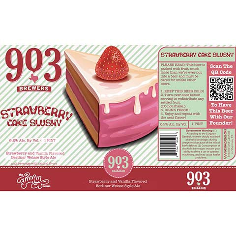 903 Brewers Strawberry Cake Slushy