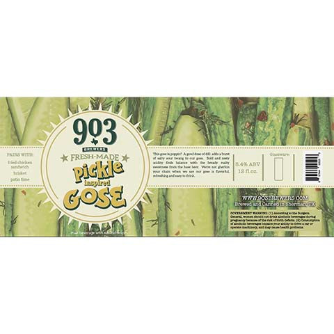 903 Pickle Inspired Gose