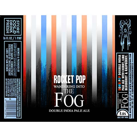 Abomination Rocket Pop Wandering Into The Fog DIPA