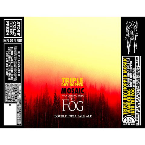 Abomination Wandering Into The Fog DIPA (Mosaic)