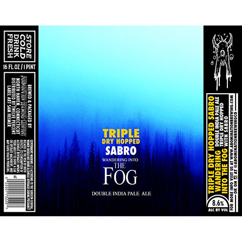 Abomination Wandering Into the Fog DIPA (Sabro)