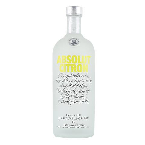 Absolut Citron Lemon Flavored Vodka