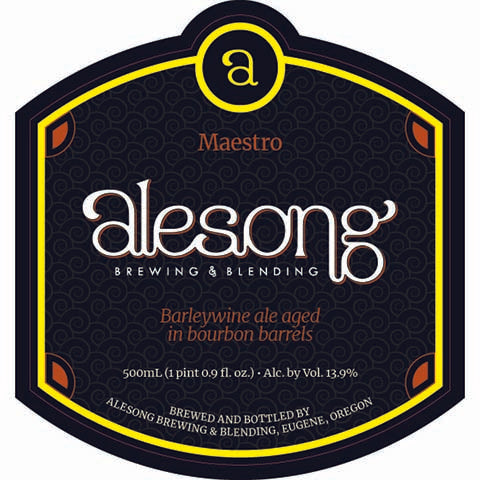 Alesong Maestro Barleywine Ale