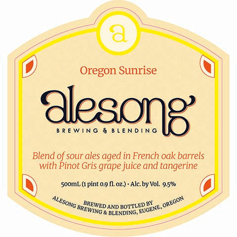 Alesong Oregon Sunrise