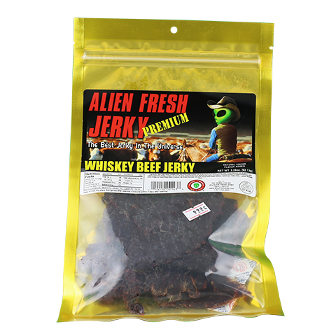 Alien Fresh Whiskey Beef Jerky