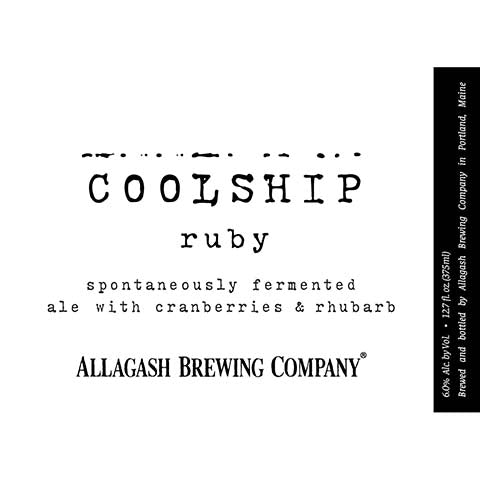Allagash Coolshiip Ruby