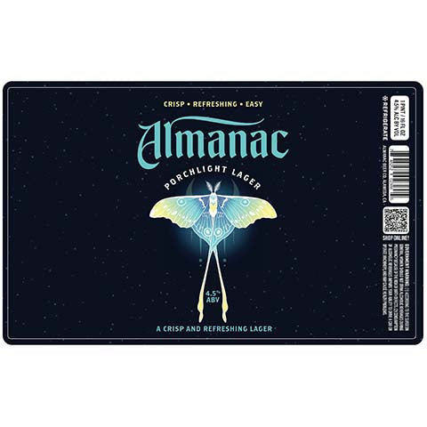 Almanac Porchlight Lager – CraftShack - Buy craft beer online.
