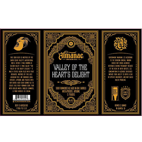 Almanac Valley Of The Heart's Delight Sour Ale