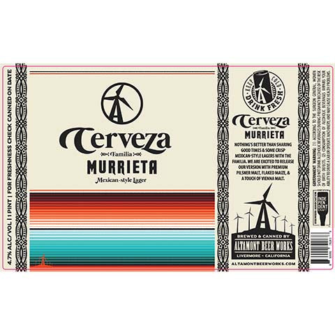 Altamont Cerveza Murrieta Lager